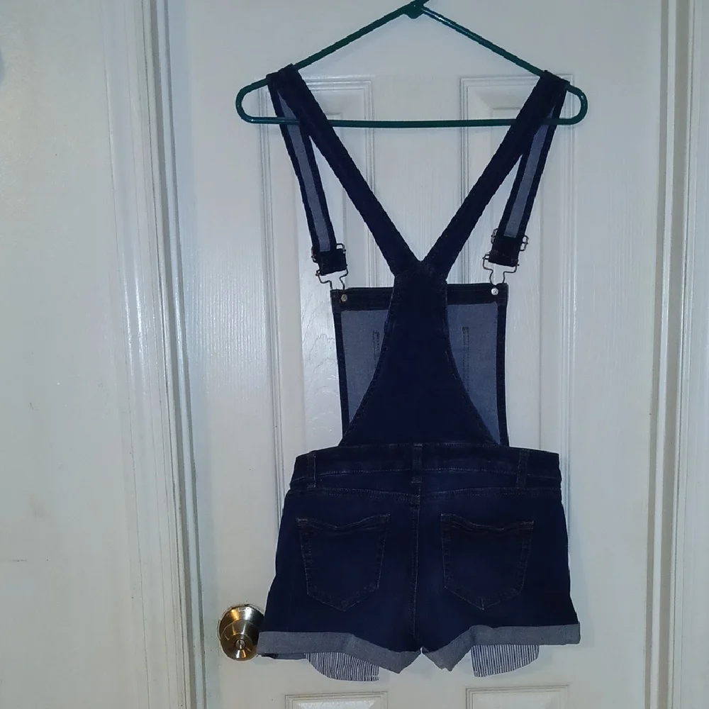 Wax Dark Blue Denim Overalls